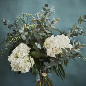 Ramo hortensias blanca